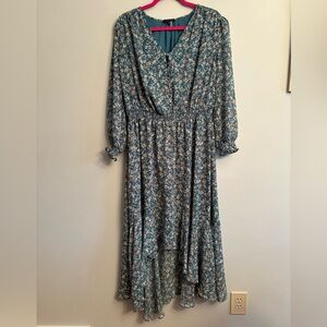 Long Floral 1. State Dress - size 1x